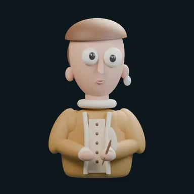A Lady Writing, reimagined in clay
